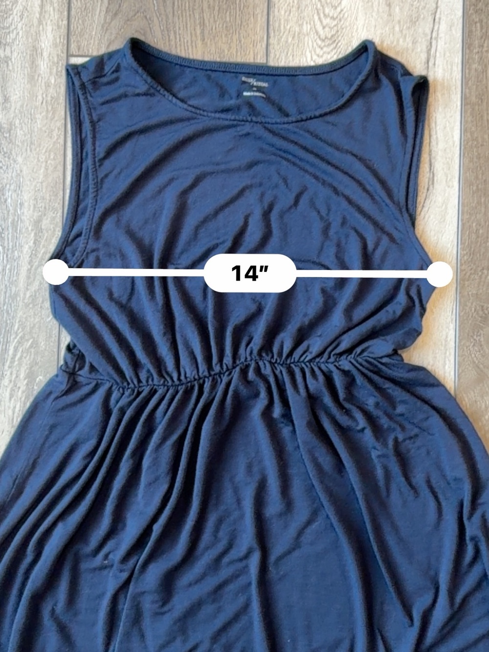 Daily Ritual Navy Sleeveless Maxi Dress - Picture 4 of 6